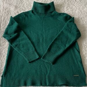 Anne Klein Forest Green Turtleneck Sweater